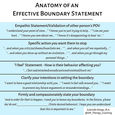 Healthy Boundary Statements, Boundaries Script, Boundary Statements, Assertive Communication, Healthy Boundaries, After Life, Mental And Emotional Health, Emotional Intelligence, Emotional Health