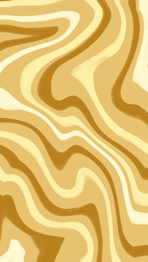 Yellow Swirl Wallpaper, Emily Studying, Yellow And Brown Wallpaper, 21 Wallpaper, Love Canvas Painting, Iphone Home Screen Layout, Cute Wallpaper, Rainbow Wallpaper, Orange Wallpaper