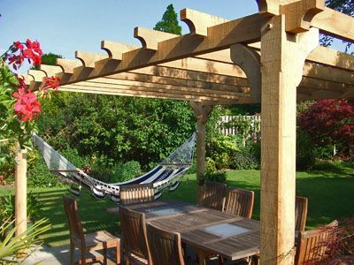 Rooftop Ideas, Carport Modern, Vinyl Pergola, Backyard Hammock, Backyard Dreams, Cheap Pergola, Pergola Swing, Hammock Stands, Pergola Ideas