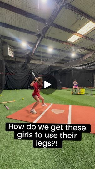 1.6K views · 309 reactions | Probably the question 🙋‍♀️ of the century amiright?! 🤪  Well there’s no one-size-fits-all approach that’s for sure! I experiment with a lot of drills and stimuli to try to get them to feel how powerful their hips and legs are.   One thing I’m having a lot of success with currently is spreading them out wider than is comfortable and having them squat. I cue them to “fire their hips first” to initiate the swing. Now this will only work if you have drilled arm path mechanics with them. Another video. Another day.   Hitting is harder than it looks and working through the pieces of a swing separately is important.  It’s a process with a lot of moving parts. Take your time and accept that sometimes we have to slow down to speed up. | Lauren Kitchens JD RN | oklahom Softball Pitching Drills, Softball Hitting, Pitching Drills, Softball Drills, Softball Pitching, Softball Training, Athletic Supporter, The Swing, Take Your Time