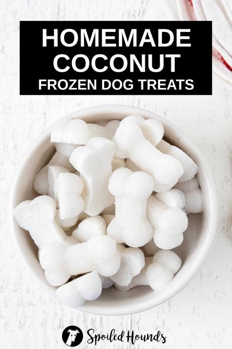 Summer Dog Treats Frozen, Pupsicles Dog Treats Recipe, Easy To Make Dog Treats, Dog Treats For Summer, Coconut Dog Treats, Fruit Dogs Can Eat, Things For Dogs, Summer Dog Treats, Frozen Dog Treats Recipes