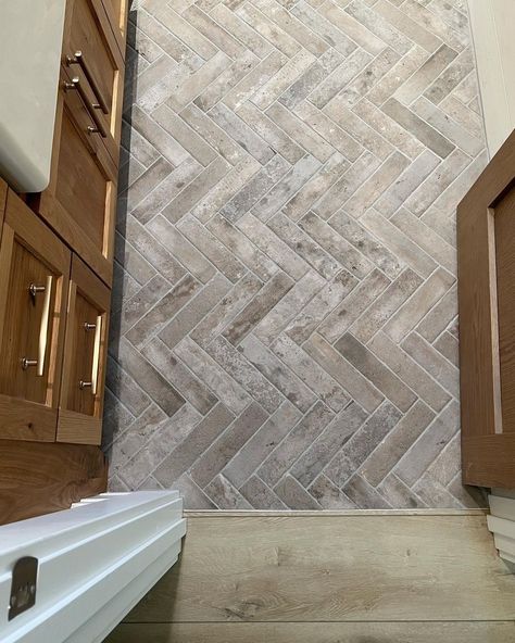 1 new message Stone And Wood Flooring Transition, Natural Tile Shower Ideas, Kitchen Tile Floor Next To Hardwood, Bathroom Floor Ideas, Natural Tile, Tile Options, Mill House, Rustic Flooring, Hardwood Tile