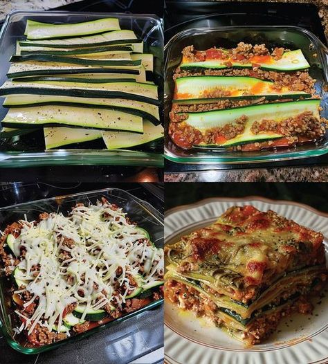 Keto Zucchini No Noodle Lasagna - Dieter24 Lasagna With Zucchini Noodles, Ground Turkey Sausage, Low Carb Lasagna, Lasagna Ingredients, Free Keto Meal Plan, Low Carb Easy, Zucchini Lasagna, Diet Recipes Easy, No Noodle Lasagna