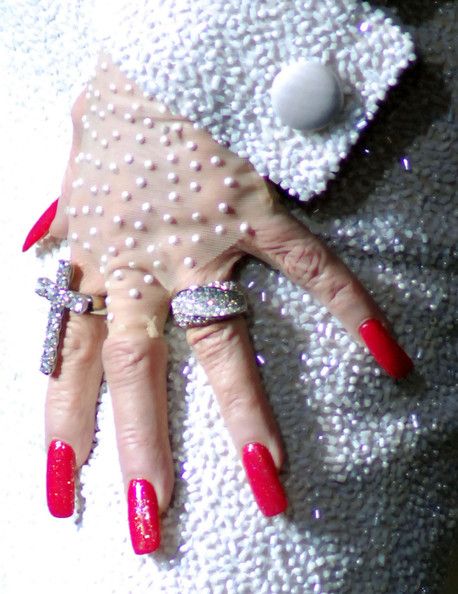 Dolly Parton's Hand and Accessories Dolly Parton Nails, Sheer Gloves, Stacy Martin, Long Red Nails, Joyful Noise, Red Nail Polish, Pink Nail Polish, Red Nail, Hello Dolly