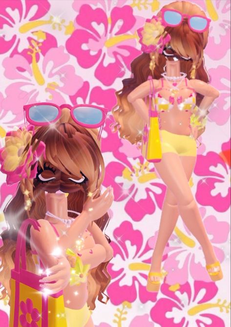 Rh Outfits Summer, Summer Gyaru Royale High, Royale High Summer Vacation, Royale High Roblox Outfits Summer, Summer Royal High Outfits, Gyaru Fits Royale High, Mon Cheri Tea Party Set Royale High, Royale High Roblox Outfits Gyaru, Royale High Summer Outfit Ideas