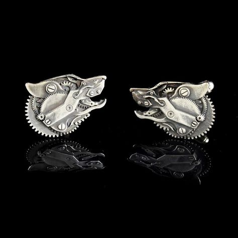 Unleash your inner wolf with exclusive cufflinks 🐺 The wolf symbolizes strength, independence and untamed confidence. It’s more than just a design – it’s a statement. These unique cufflinks, crafted from genuine watch parts, merge the wild spirit of the wolf with the precision of fine craftsmanship. ▪️ Power & elegance – a striking blend of boldness and sophistication. ▪️ Symbol of loyalty – perfect for those who value deep connections and unbreakable bonds. ▪️ Stand out in style – an ideal... Unique Cufflinks, Loyalty Symbol, Wild Spirit, Watch Parts, The Wolf, The Wild, Cufflinks, Confidence, Design