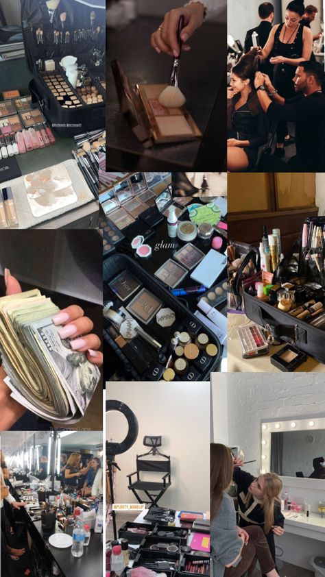 Makeup Artist Aesthetic, Makeup Artist Career, Hair Salon Business Plan, Makeup Studio Decor, Salon Business Plan, Makeup Artist Branding, Beauty Room Salon, Hair Salon Business, Makeup Artist Kit