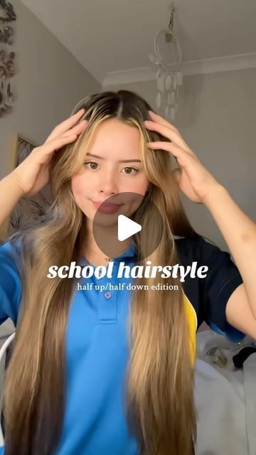 zahara on Instagram: "we’re almost at 8k!!💕💕
•
•
•
•
•
•
#hair #hairtutorial #haireducation #hairideas #hairtransformation #hairfashion #hairstylist #easyhairstyle #cutehairstyle #simplehairstyle #schoolhairstyle #hairstyles #hairstyle #hairstyletutorial #hairstyleideas #hairstyleoftheday #naturalhairstyles #reels" Hair Style Ideas For Photo Shoot, Hockey Game Hairstyles, Cute School Hairstyles Easy Medium Hair, Cute Hairstyles For Middle School, Updo Hairstyles For Medium Length Hair, Quick Easy Cute Hairstyles For School, Cute Easy School Hairstyles, Preppy Hairstyles For School, Hairstyle Inspo Aesthetic