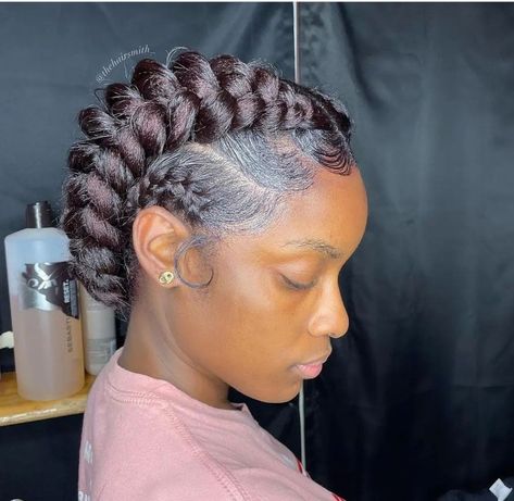 Butterfly Ponytail For Black Women, Butterfly Braid Ponytail Natural Hair, Ponytail Butterfly Braid, Bun With Butterfly Braid, 3d Braided Butterfly, Goddess Braids Updo, Natural Hair Diy, Protective Hairstyles For Natural Hair, Hair Braid Videos