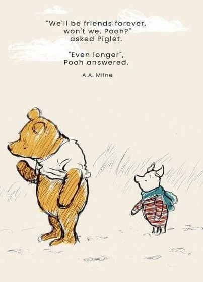 Friend Adventure Quotes, Adventure With Friends Quotes, Pooh And Piglet Quotes, Piglet Quotes, Pooh And Piglet, Childhood Characters, Teddy Bear Pictures, Winnie The Pooh Quotes, Winnie The Pooh Friends