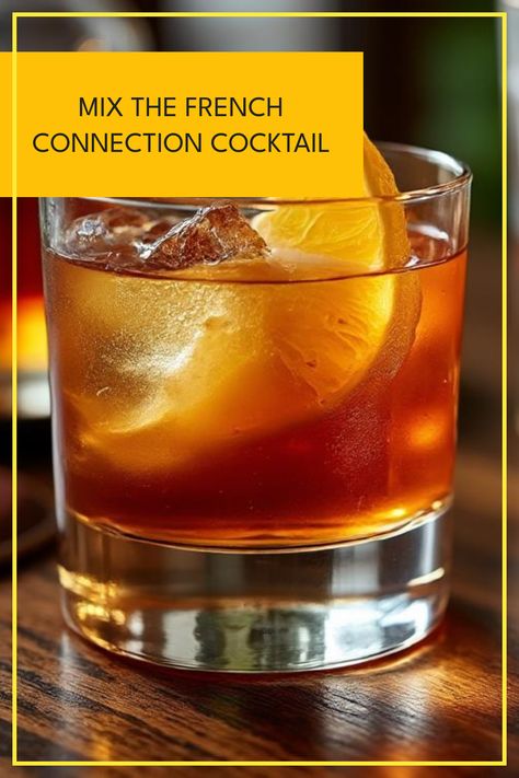 Looking to impress your friends with a delicious cocktail? Discover how to easily mix The French Connection Cocktail, blending rich liqueurs with bold spirits. This tempting drink has roots that take you back to the 1970s, echoing classic French and Italian flavors. Perfect for gatherings or a cozy night in, it's a sophisticated choice that won't put you under too much pressure. Learn the steps for creating this aromatic liqueur cocktail and bring a touch of elegance to your next soirée. Your friends will love it! Rob Roy Cocktail, Whiskey Cocktails Easy, Italian Drinks, Manhattan Cocktail, The French Connection, Refreshing Summer Cocktails, Seasonal Drinks, Cocktail Recipes Easy, Vodka Cocktails