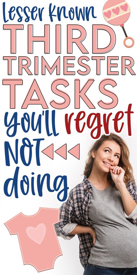 third trimester to do list for new moms Third Trimester To Do, Last Trimester Checklist, 3rd Trimester To Do List, Third Trimester Tips, Third Trimester To Do List, 3rd Trimester Outfits, 3rd Trimester Checklist, Postpartum List, Prep For Baby