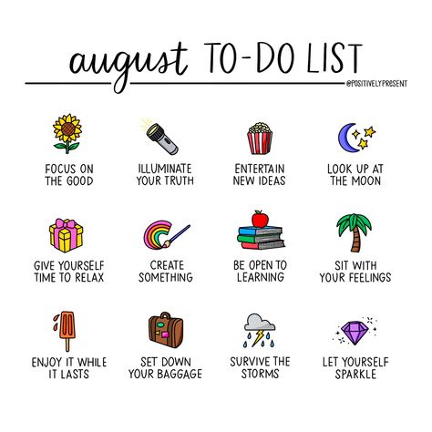 Happy August! 😎 Which one(s) are you adding to your to-do list? (Swipe for even more self-care ideas!) August Self Care, Becoming A Better Person, Happy August, Better Person, Bullet Journal Writing, 30 Day Challenge, Relax Time, Journal Writing, Be A Better Person