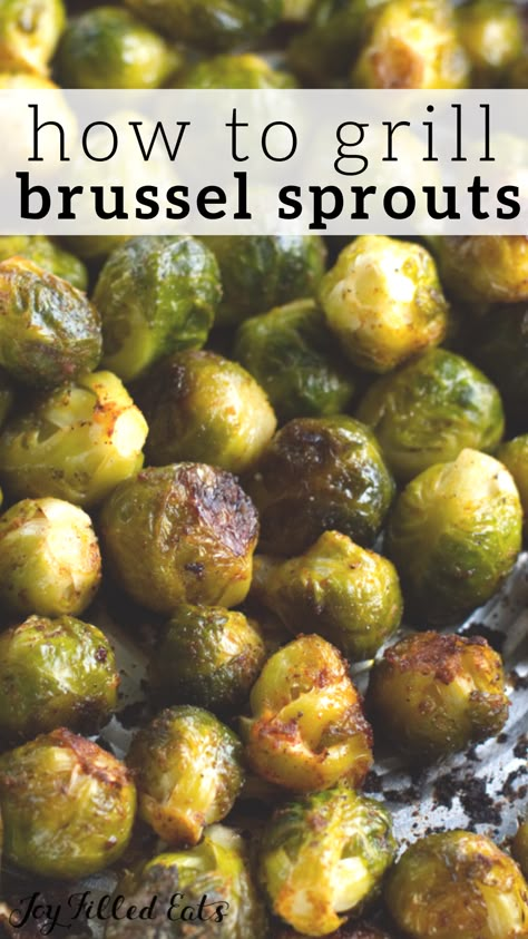 Grilled Brussel Sprouts, Lemon Garlic Aioli, Grilled Cauliflower, Joy Filled Eats, Garlic Aioli, Low Carb Sides, Low Carb Side Dishes, Sprout Recipes, Brussels Sprouts Recipe