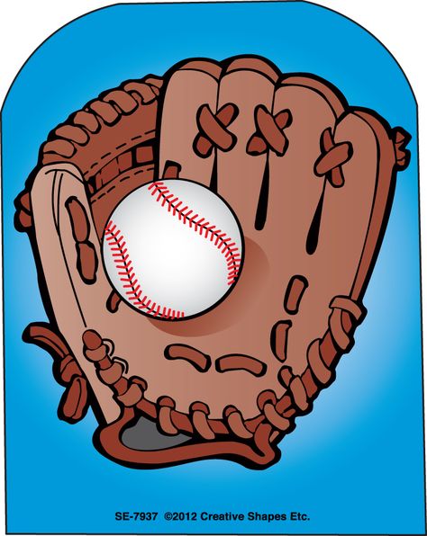 www.shapesetc.com Gloves Drawing, Creative Shapes, Baseball Wall Art, Baseball Crafts, Lacing Cards, Mini Notepad, Shape Books, Making Words, Mlb Logos