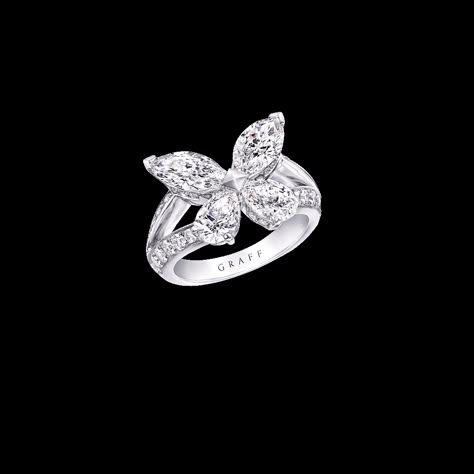 Butterfly Diamond Ring, Graff Jewelry, Tentacles Ring, Diamond Drop Pendant, Graff Diamonds, Butterfly Collection, Fine Diamond Jewelry, Platinum Jewelry, Butterfly Ring