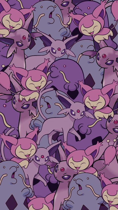 Purple Pokemon, Iphone Background Inspiration, Ghost Pokemon, Pokemon Backgrounds, Cool Pokemon Wallpapers, Pokemon Eeveelutions, Pokemon Wallpaper, Cute Pokemon Pictures, Background Drawing