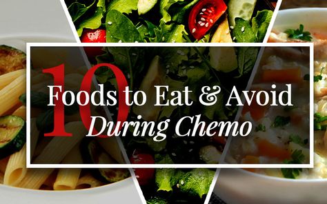 10 Foods to Eat and 10 Foods to Avoid During Chemo / Headcovers Chemo Diet, Raw Salad, Chemo Care, Good Smoothies, Good Foods To Eat, Healing Food, Foods To Avoid, Increase Productivity, Foods To Eat