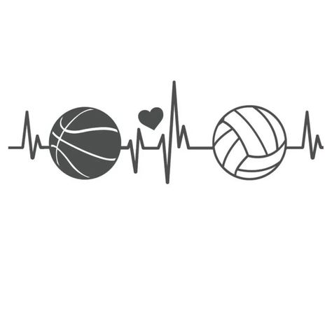 Basketball Heartbeat, In A Heartbeat, Volleyball, Basketball, Pins, On Instagram, Instagram