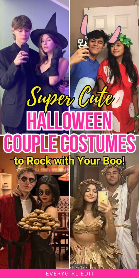 couple halloween costume, couple halloween costumes, halloween couple costume, halloween couple costumes. Couple Halloween Costumes College, Halloween Costume Ideas Scary, Costume Ideas Scary, Couple Halloween Costumes Scary, Scary Couple Halloween Costumes, Halloween Costume Ideas Couple, Easy Halloween Nails Design, Creative Ideas To Make, Halloween Costumes Diy Couples