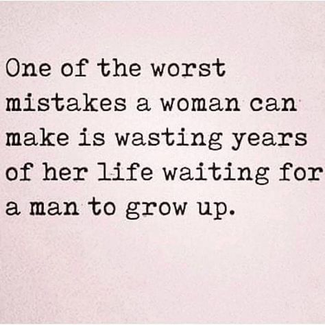 One of the worst mistakes a woman can make is wasting years of her life waiting for a man to grow up. love quotes love quotes for instagram love.pic threads app threads app love quotes instagram threads app quotes love quotes for women in 2023 threads app quotes on love Mean Things To Say, Ex Boyfriend Quotes, Letting Someone Go, Divorce Quotes, Boyfriend Quotes, Ex Boyfriend, Healing Quotes, Verse Quotes, Bible Verses Quotes