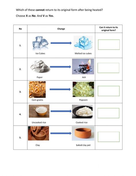 Changing Materials Science Worksheet, Adverbs Worksheet, Structural Formula, Basic English Sentences, Kids Worksheets, Kids Worksheets Preschool, Basic English, Worksheets Preschool, Learning Tips