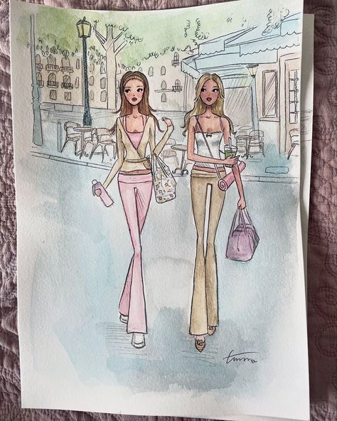 Girlhood Drawing, Emmzonn Art, Fashion Paintings, Shoe Diva, Girly Graphics, Fashion Drawing Sketches, Cute Sketches, Girly Wall Art, Chic Art