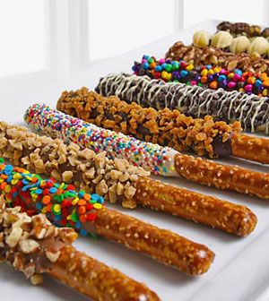 10 Easy Bake Sale Ideas for Kids - The Kitchen Gift Company Easy Bake Sale Ideas, Chocolate Dipped Pretzel Rods, Covered Pretzel Rods, Bake Sale Treats, Dipped Pretzel Rods, Chocolate Covered Pretzel, Chocolate Covered Pretzel Rods, Chocolate Dipped Pretzels, Bake Sale Recipes