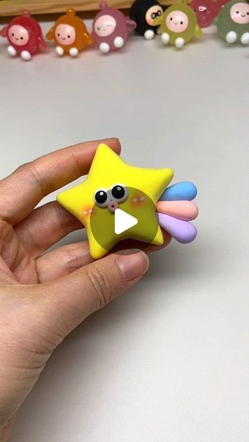 Clay Star Tutorial, Clay Art For Kids, Clay Star, Star Tutorial, Ceramics Pottery, Polymer Clay Creations, Clay Sculpture, Polymer Clay Art, Clay Creations