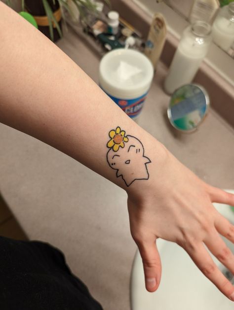 K Pop Tattoo Ideas Ateez, Hehetmon Ateez Drawing, The Boyz Tattoo Ideas, Fix On Tattoo Ateez, Kpop Tattoo Ideas Ateez, Ateez Inspired Tattoo, Yeosang Hehetmon, Ateez Tattoo Ideas, Ateez Tattoo