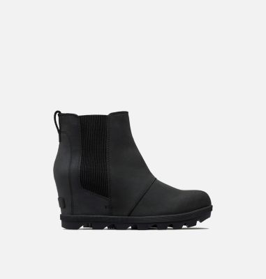 Our favorite weatherproof classic (the Lea) is back, updated with a fresh Chelsea silhouette. Sorel Wedge Boots, Sorel Joan Of Arctic Wedge, Joan Of Arctic Wedge, Sorel Winter Boots, Sorel Joan Of Arctic, Sorel Joan, Weather Boots, Sorel Boots, Winter Ankle Boots