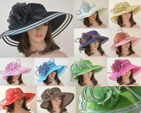 Womens Tea Party, Derby Day Fashion, Kentucky Derby Attire, Kentucky Derby Ideas, Tea Party Dresses, Kentucky Derby Dress, Derby Attire, Stylish Womens Hats, Kentucky Oaks