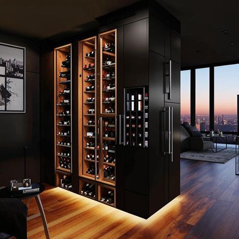 Wine cabinet design ideas for your interior. Looking for inspiration to create the perfect wine rack? Here are my top 20 ideas that will transform your bar, office, home or restaurant into a haven of sophistication and style. Each idea takes into account unique needs and preferences, combining functionality and aesthetic appeal. After purchase you will receive 20 images of a wine cabinet. I can also create a unique wine cabinet design for you. Write to me your wishes. Send a photo or 3D design o Wine Bar Home Ideas, Bar And Wine Cabinet, Subzero Wine Refrigerator, Bar Design Ideas Home, Bar Ideas For Home Living Rooms, Wine Room Ideas In House, Wine Bar Ideas, Wine Room Ideas, Wine Cabinet Design