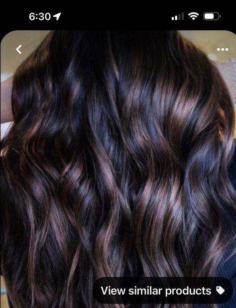 Dimensional Brunette Dark Chocolate Brown, Blonde Highlights For Brown Hair, Caramel Hair Colour, Dark Hair With Lowlights, Brown Hair With Lowlights, Dark Brown Hair Balayage, Highlights For Brown Hair, Dark Chocolate Brown Hair, Dark Brown Balayage