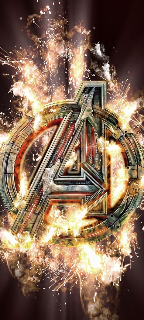 Flame Wallpaper, Avengers Logo, Avengers Wallpaper, Avengers, Wallpapers