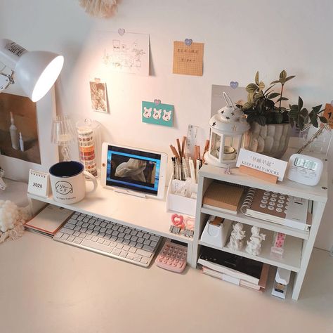 Desk Organisation, Study Vlog, Study Desk Decor, Study Decor, Desk Inspo, Desk Inspiration, Study Room Decor, Desk Ideas, Room Desk