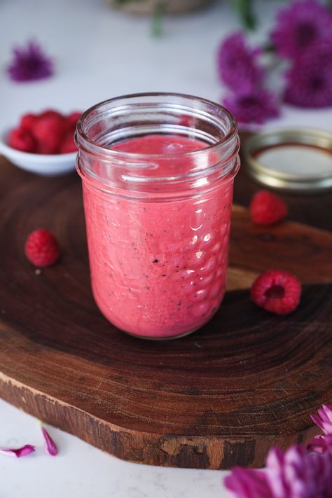 Raspberry Vinaigrette Dressing Recipe, Raspberry Vinegar Dressing, Creamy Raspberry Dressing, Diy Rasberry Vinegrette, Raspberry Vinegarette Dressing Salad, Creamy Raspberry Vinaigrette, Raspberry Poppyseed Dressing, No Vinegar Salad Dressing, Rasberry Vinegrette Recipe