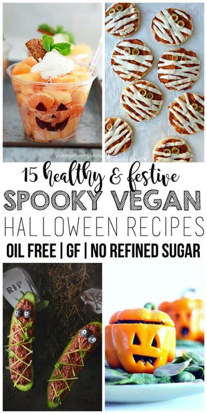 Vegan Halloween Treats Easy, Dairy Free Halloween Appetizers, Gluten Free Halloween Appetizers, Vegetarian Halloween Food Ideas, Halloween Vegan Food, Vegan Halloween Appetizers, Vegan Halloween Dinner, Dairy Free Halloween Recipes, Gluten Free Halloween Recipes