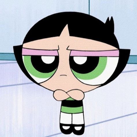 Buttercup Mood, My Icon, The Powerpuff Girls, The Powerpuff, Powerpuff Girls, Cartoon Character, Black Hair, Film, Green