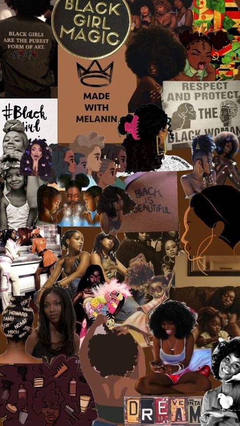 Black Woman Art Wallpaper, Black Is Beauty Wallpaper, Earthy Black Woman Aesthetic Wallpaper, Black Women Art Wallpaper, Black Is Beauty, My Black Is Beautiful, Black Femininity Aesthetic, Black Disney Princess, African American Artwork