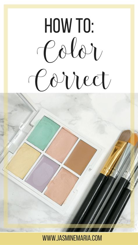 HOW TO: Color Correct Nyx Color Corrector Palette, Nyx Color Corrector, Color Corrector Guide, Purple Undereye, Purple Concealer, Nyx Color Correcting Concealer, Color Correcting Guide, Best Color Corrector, Color Correct Dark Circles