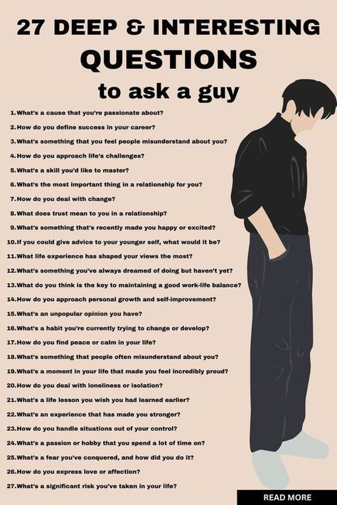 150 Random Questions to Ask a Guy, Juicy Questions to Ask a Guy Juicy Questions To Ask, Random Questions To Ask, Juicy Questions, Questions To Ask A Guy, Deep Conversation Topics, Things To Do With Your Boyfriend, Deep Conversation Starters, Questions To Get To Know Someone, Random Questions