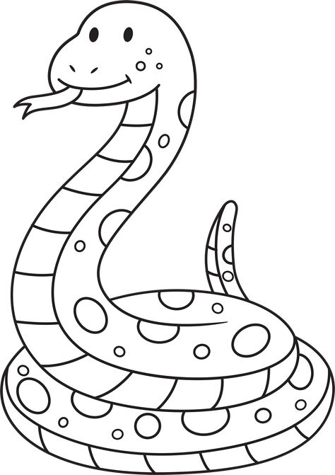 Cute Animals Coloring Pages Printable - Enjoy adorable new images added every day. Contact me to get high-quality images for free! Snake Activities, Animals Snake, Cute Animals Coloring Pages, Cute Animals Coloring, Snake Coloring Pages, Baby Snakes, Animals Coloring Pages, Alphabet Puzzles, Animals Coloring