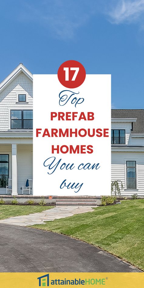 House Plans That Are Affordable To Build, Farmhouse Prefab Home, Luxury Prefabricated Modern Home, Cheap Small Homes To Build, Cheap Home Plans To Build, Modern Farmhouse Modular Home, Build A Home For Under 100k, Prefab Home Designs, Affordable Home Plans To Build