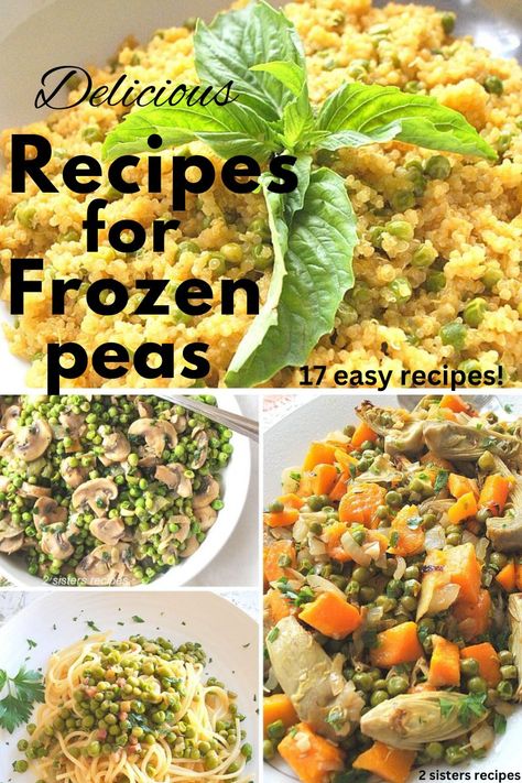 Do you have a bag of frozen peas? This collection of 17 Recipes for Frozen Peas is a game-changer for anyone seeking to elevate their meals. When peas are featured in these recipes, keeping them in your freezer for future meals is a good idea. Frozen Green Peas Recipes, Recipes With Frozen Peas, Frozen Peas Recipe Side Dishes, Frozen Peas And Carrots Recipe, Frozen Peas Recipe, Recipes With Peas, Green Peas Recipes, Veal Stew, Butternut Squash Casserole