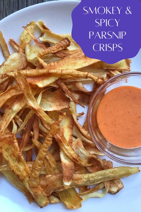 #parsnips #roastedvegetable #lowcarbrecipes #lowfatrecipes #plantbasedrecipes #holidayrecipe #healthyrecipe #dinnerrecipe #lunchrecipe #kidfriendly #dinnerideas Parsnip Crisps, Pastry Twists, Favorite Dips, Carrots And Potatoes, Winter Vegetables, Potato Skins, Garden Recipes, Breadsticks, Low Fat Recipes