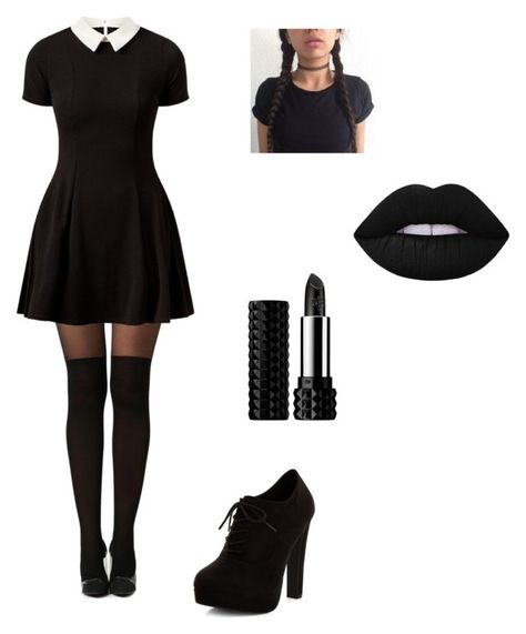 Wednesday Addams Wednesday Addams Costume, Meme Costume, Halloween Coustumes, Holloween Costume, Diy Kostüm, Last Minute Costumes, Last Minute Halloween Costumes, Halloween Costume Outfits, Fantasias Halloween