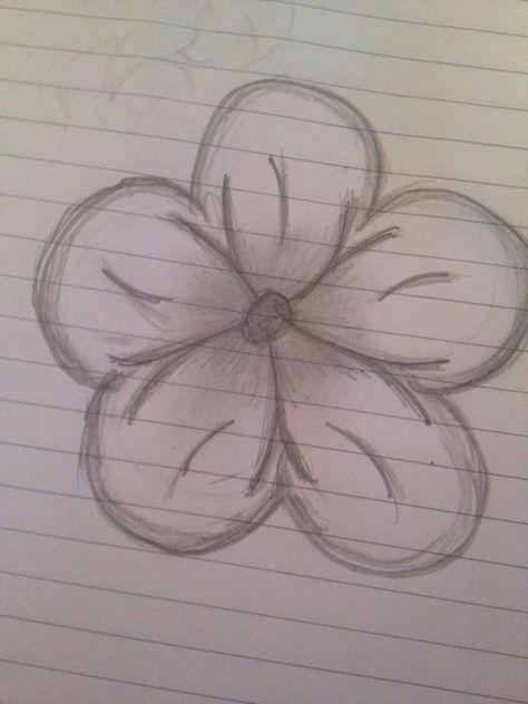 Cute And Easy Flower Drawings, Pics To Draw Sketches, Cute Things To Draw Easy Doodles Flowers, How To Draw Simple Flowers Doodles, Cute Drawing Ideas Easy Flowers, Cute Drawings And Easy, Simple Flowers Sketch, Mini Drawings Flower, Random Simple Drawings