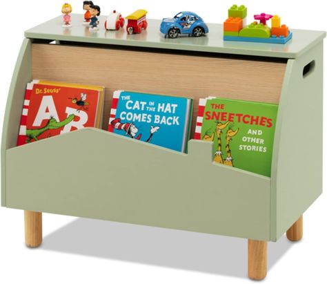 Books Drawing, Organizer Cabinet, Playroom Bedroom, Toy Box, Kids Storage, Storage Chest, Books, Green