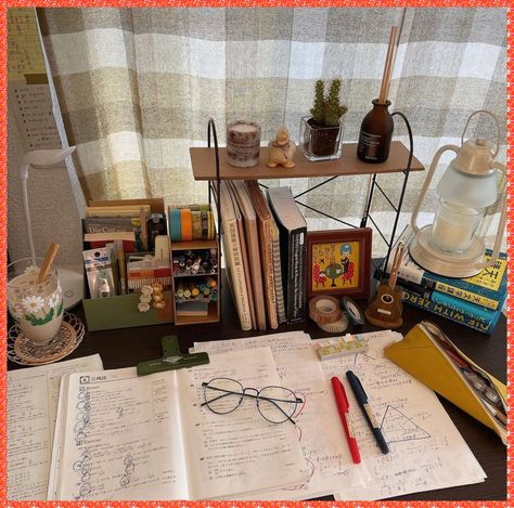 [CommissionsEarned] 87 Top Study Desk Organization Student Ideas You Need To See This Fall #studydeskorganizationstudent Aesthetic Brown Study Desk, Cozy Study Space Aesthetic, Student Desk Aesthetic, Brown Desk Ideas, Student Table Organization, Teacher Desk Aesthetic, Brown Study Table Aesthetic, Desk Top Organization Ideas, Messy Study Table Aesthetic